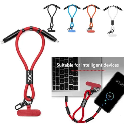 2-in-1 Keychain Charging Cable