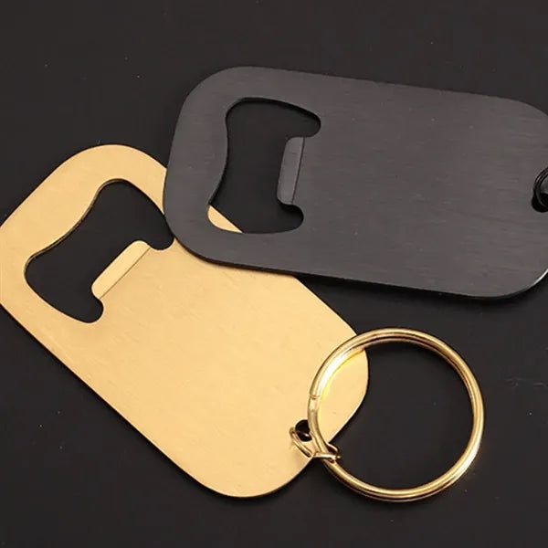 Outdoor Portable Stainless Steel Keychain Bottle Opener