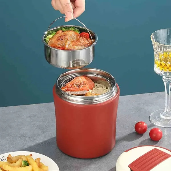 Stainless Steel Lunch Box with Spoon