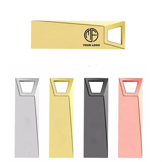 64G Laser Classic Fashionable Metal Stick Drive USB