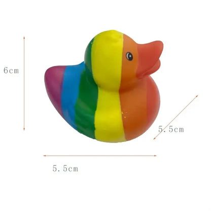 Rainbow Rubber Duck