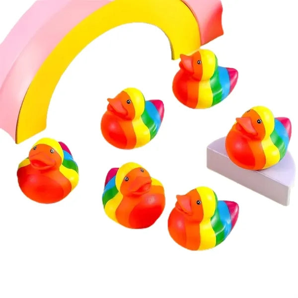 Rainbow Rubber Duck