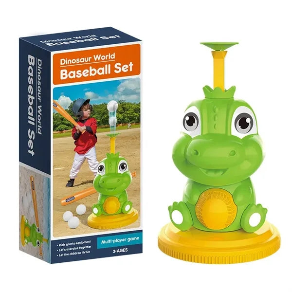 Dinosaur Baseball Pitching Toy Set