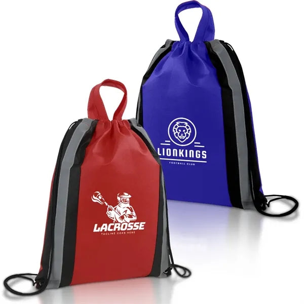 Small Reflective Drawstring Bag ( 13 x 16 )