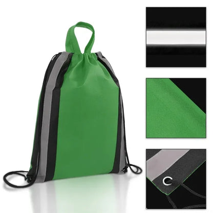 Small Reflective Drawstring Bag ( 13 x 16 )