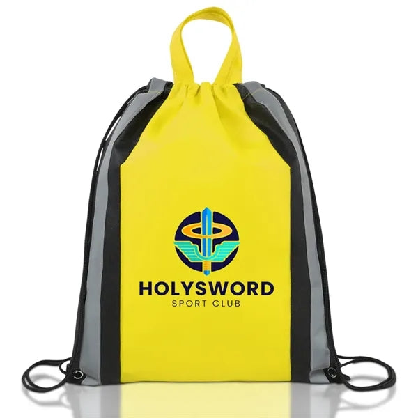 Small Reflective Drawstring Bag ( 13 x 16 )
