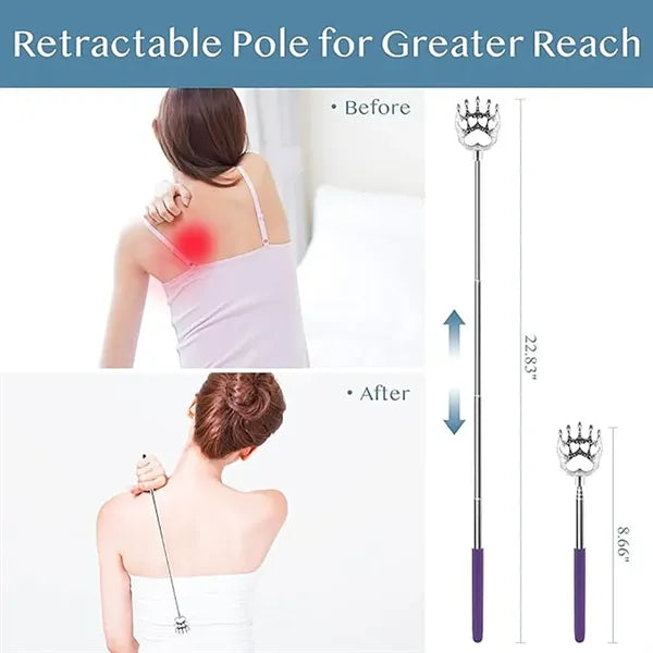 Portable Extendable Metal Back Scratchers