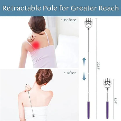 Portable Extendable Metal Back Scratchers