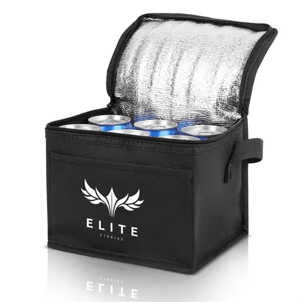 6 Can Non-Woven Insulated Cooler Bag ( 8" X 6" X 6" )