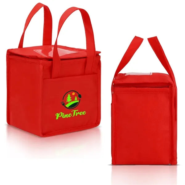 Front Pocket Insulated Non-Woven Tote Cooler
