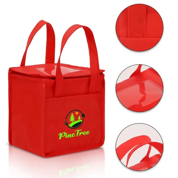Front Pocket Insulated Non-Woven Tote Cooler