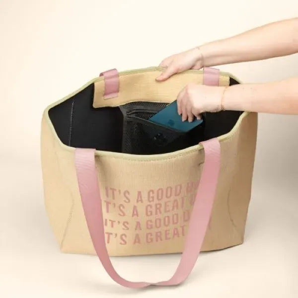 All Day Tote - Burlap Neoprene - Large