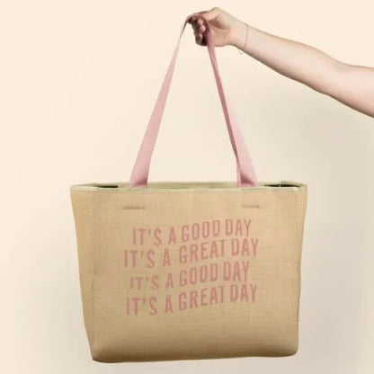 All Day Tote - Burlap Neoprene - Large