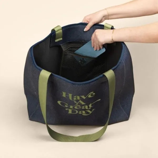 All Day Tote - Denim Neoprene - Large