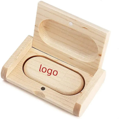 Wooden USB 2.0 Flash Drive Data Storage Memory