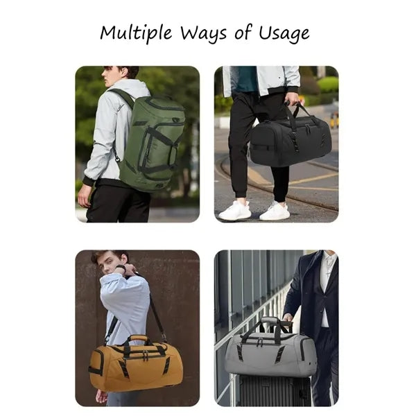 3 in 1 Sports Gym Duffle Backpack Bag