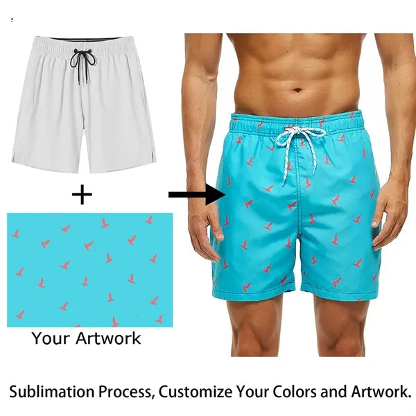 Men's Swim Trunks Quick Dry Beach Shorts