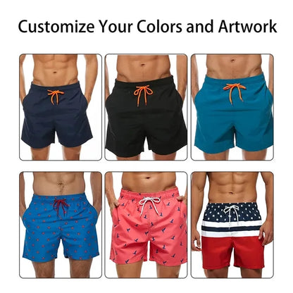 Men's Swim Trunks Quick Dry Beach Shorts