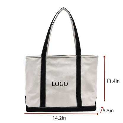 Women's Canvas Work Tote - Shoulder/Crossbody Bag
