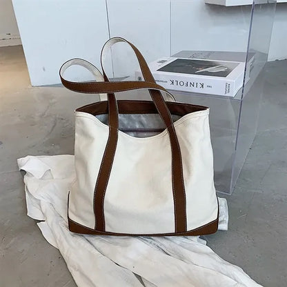 Women's Canvas Work Tote - Shoulder/Crossbody Bag