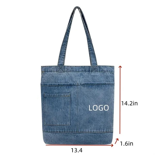 Denim Women's Hobo Tote Shoulder Bag