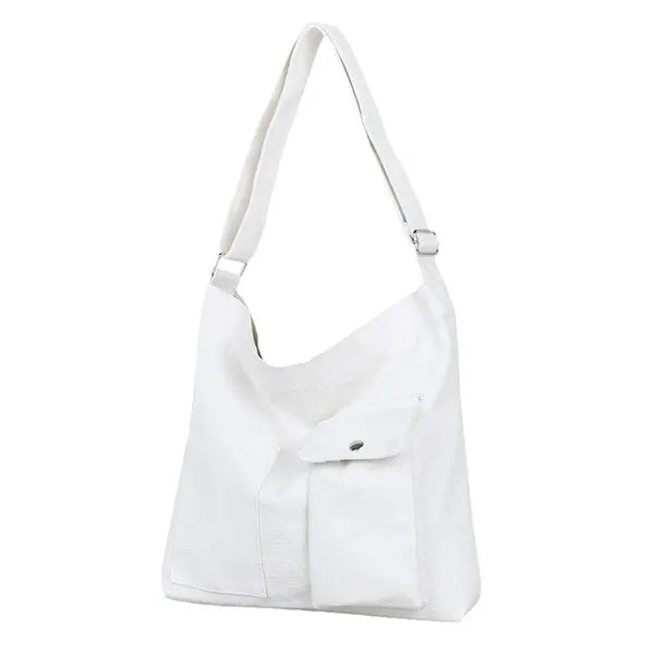 Canvas Retro Large Shoulder Tote Bag