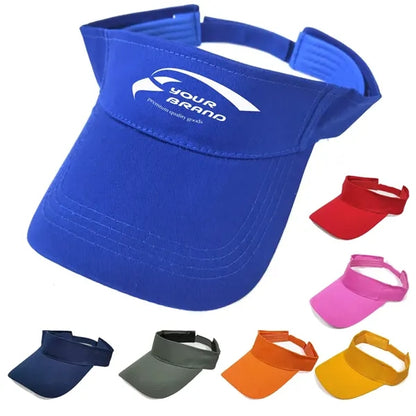 Men Women Adjustable  Closure Sun Tennis Visors Hats"