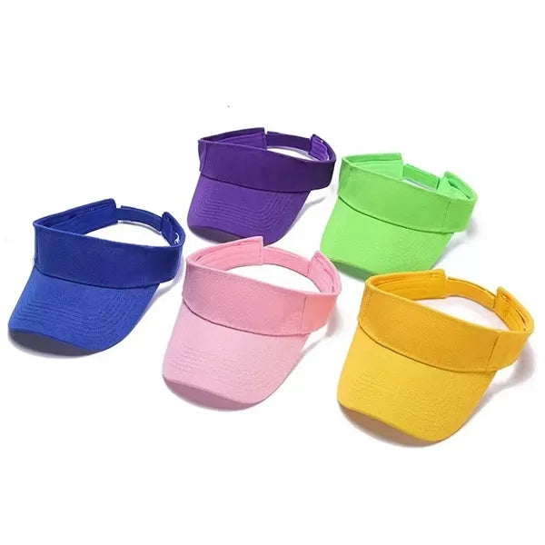 Men Women Adjustable  Closure Sun Tennis Visors Hats"