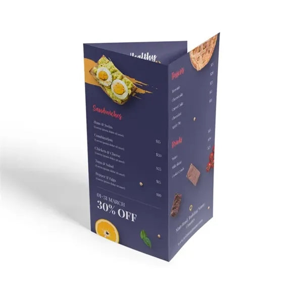 Folded Take-Out Menus - 8.5" x 14"