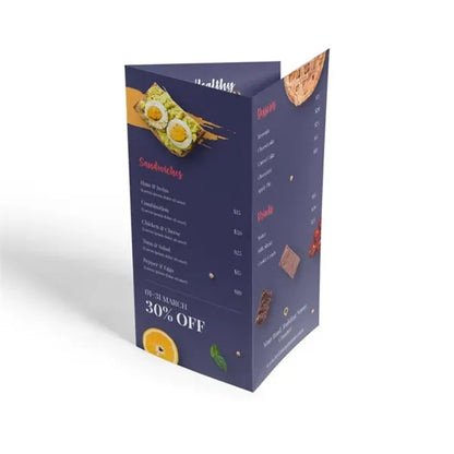 Folded Take-Out Menus - 8.5" x 14"
