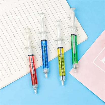 Nurse Doctor Different Coloured Syringe Designed Pens Gift