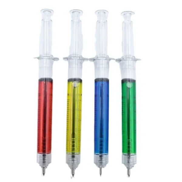 Nurse Doctor Different Coloured Syringe Designed Pens Gift