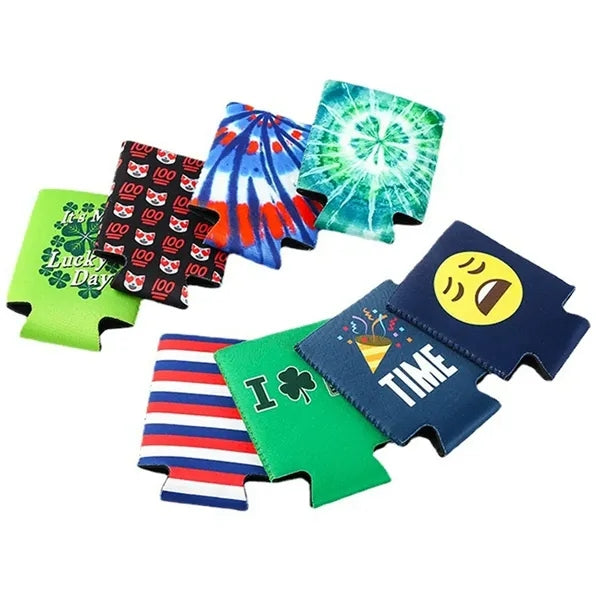 Customized Full Color Slim Neoprene Can Cup Cooler sleeves