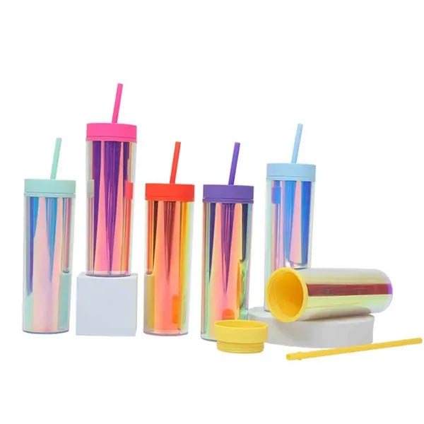 16oz Double Wall Insulated Plastic Tumbler