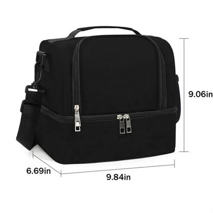 Portable Dual Large Insulated Lunch Box Cooler Beer Bags