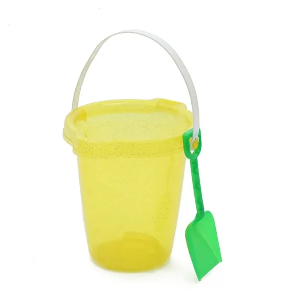 Kids Beach Toys Plastic Sand Bucket w/ Shovel
