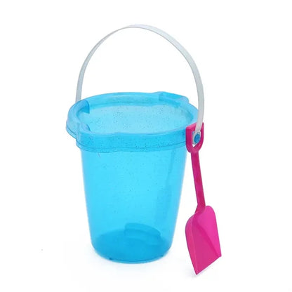 Kids Beach Toys Plastic Sand Bucket w/ Shovel