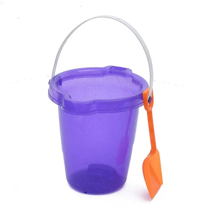 Kids Beach Toys Plastic Sand Bucket w/ Shovel