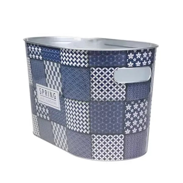 15L Portable Metal Ice Bucket w/ Handle