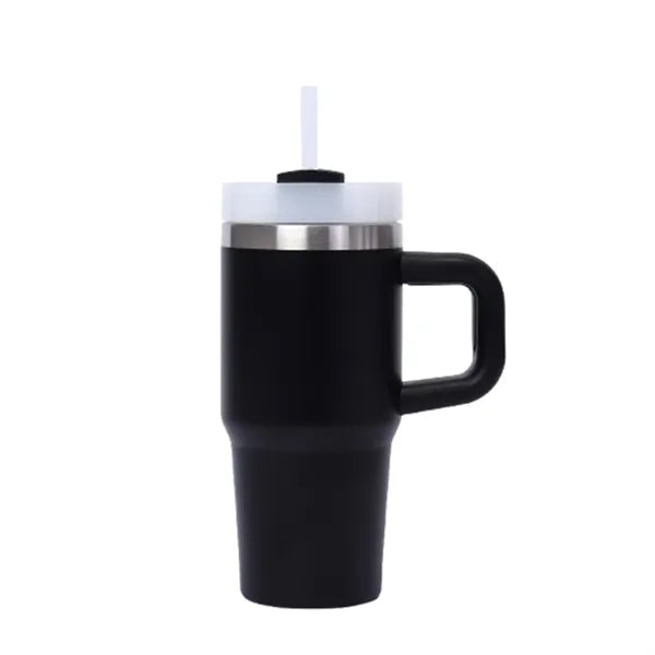 14oz Stainless Steel Insulated Straw Tumbler w/ Handle