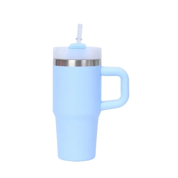 14oz Stainless Steel Insulated Straw Tumbler w/ Handle