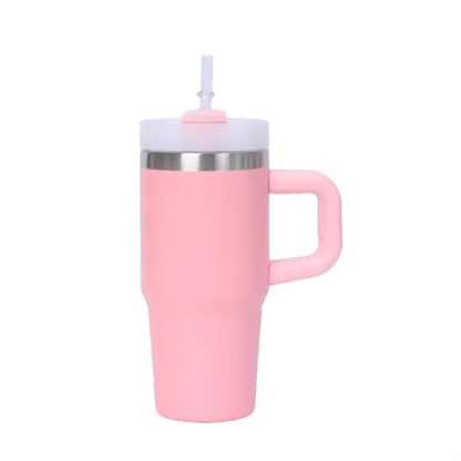 14oz Stainless Steel Insulated Straw Tumbler w/ Handle