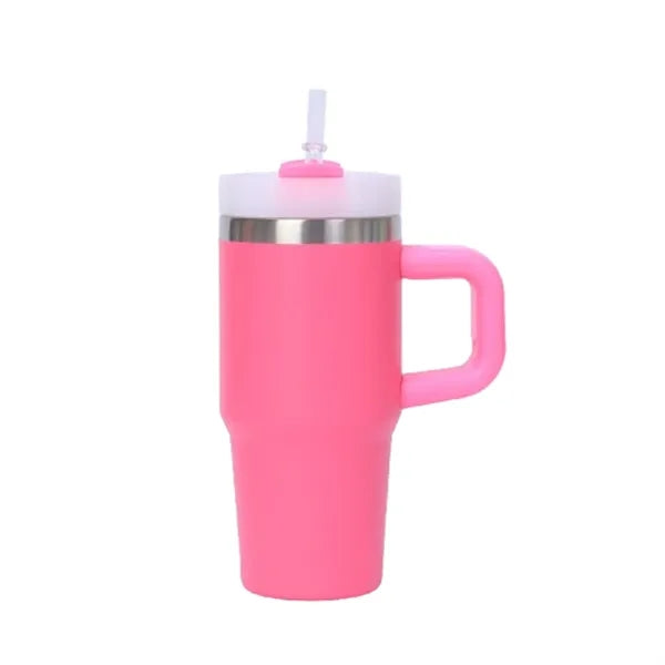 14oz Stainless Steel Insulated Straw Tumbler w/ Handle