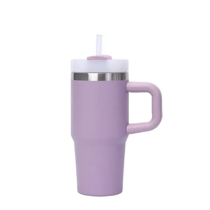 14oz Stainless Steel Insulated Straw Tumbler w/ Handle