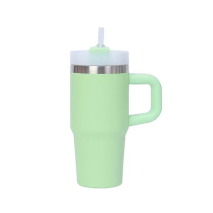 14oz Stainless Steel Insulated Straw Tumbler w/ Handle
