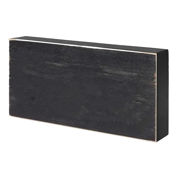 7.9X3.9 Inch Wooden Desk Decor Box Sign