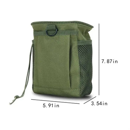 Tactical Molle Magazine Dump Pouch Military Fanny Hip Bag