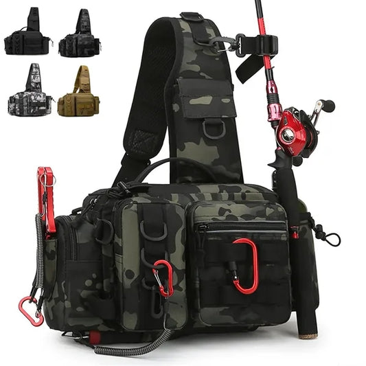 Fishing Hunting Tackle Bag Fanny Pack Waterproof Waist