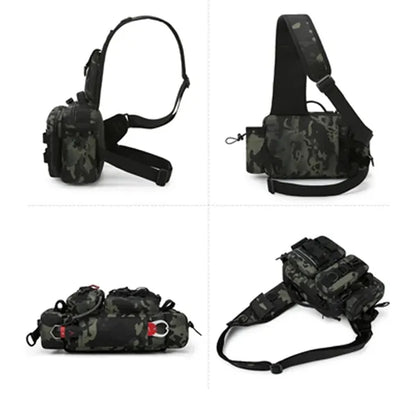 Fishing Hunting Tackle Bag Fanny Pack Waterproof Waist