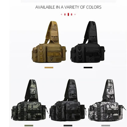 Fishing Hunting Tackle Bag Fanny Pack Waterproof Waist